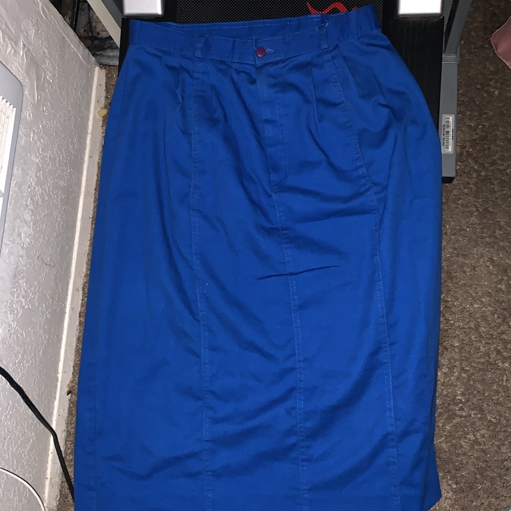 Pre loved 🥰 B.BRONSON original fit minimal blue skirt ladies SZ 16. - Picture 7 of 10